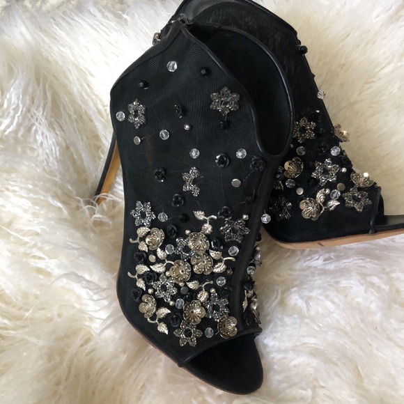 NEW Rupert Sanderson Black Studded Accents Boots - Picture 16 of 16